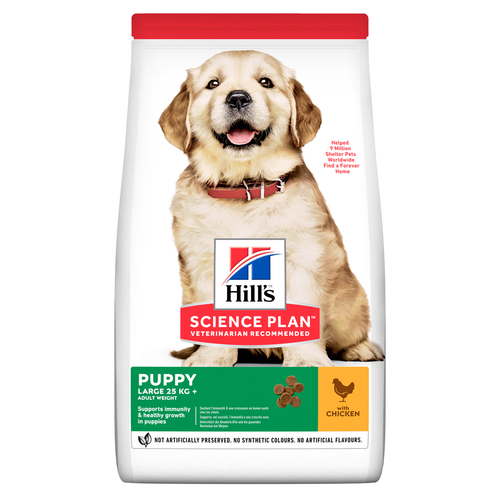 Сухой корм для щенков крупных пород с курицей Hill's Science Plan 14,5 кг Hill`s BGL-HI-155
Сухой корм для щенков крупных пород с курицей Hill's Science Plan 14,5 кг Hill`s BGL-HI-155