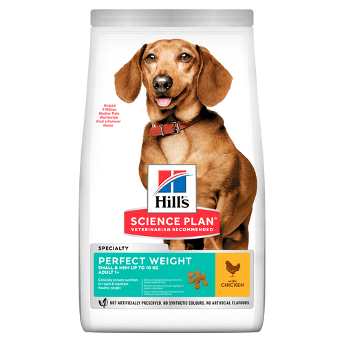 Сухой корм для взрослых собак мелких пород для идеального веса с курицей Hill's Science Adult Perfect Weight Small & Mini 1,5 кг Hill`s BGL-HI-199
Сухой корм для взрослых собак мелких пород для идеального веса с курицей Hill's Science Adult Perfect Weight Small & Mini 1,5 кг Hill`s BGL-HI-199