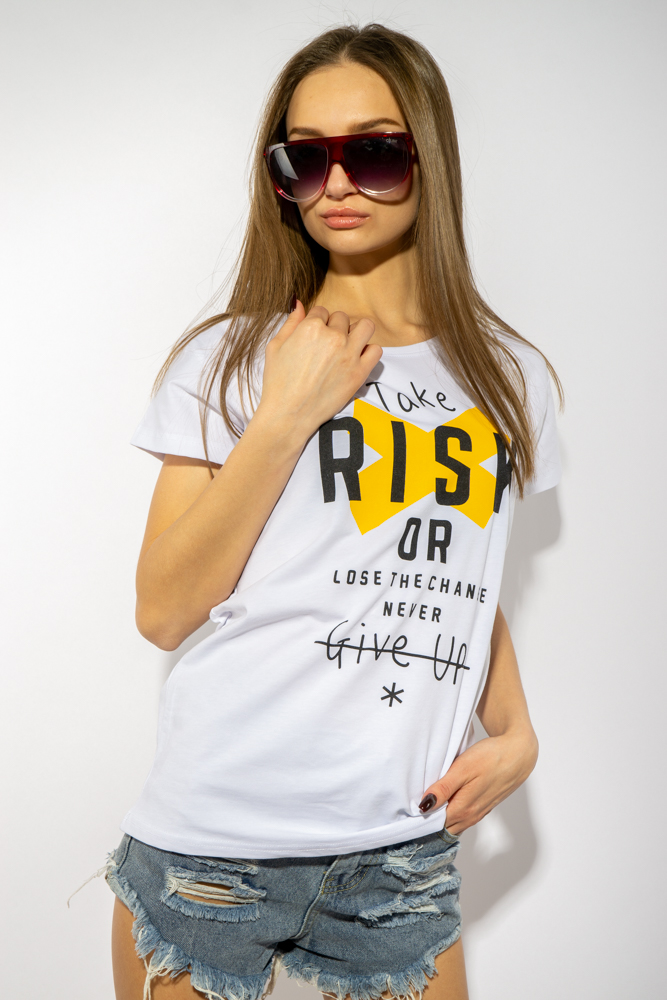 Футболка женская 85F286 (Белый) ToS Размер цвет Белый, Футболка женская 85F286 (Белый) ToS S Размер цвет Белый
Футболка женская 85F286 (Белый) ToS Размер цвет Белый, Футболка женская 85F286 (Белый) ToS S Размер цвет Белый