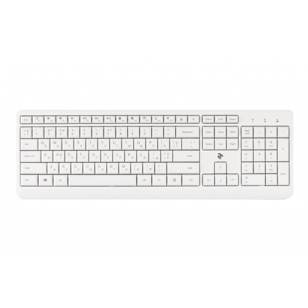 Клавиатура 2E KS220 Wireless White (2E-KS220WW) 
Клавиатура 2E KS220 Wireless White (2E-KS220WW)
