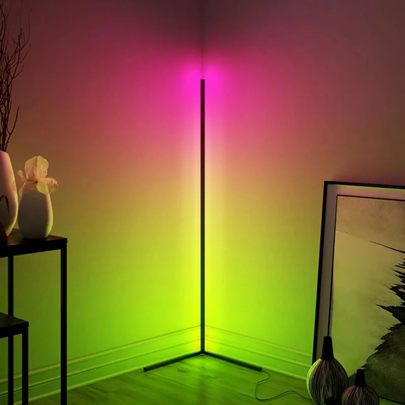 Торшер угловой LED лента RGB 150 см с сенсорным пультом регулировка цвета через приложение Happy Lighting
Торшер угловой LED лента RGB 150 см с сенсорным пультом регулировка цвета через приложение Happy Lighting