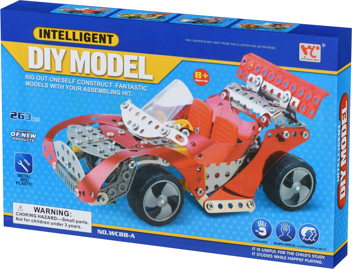 Конструктор металлический Same Toy Inteligent DIY Model 263 элемента (WC88AUt) (2340000005765)
Конструктор металлический Same Toy Inteligent DIY Model 263 элемента (WC88AUt) (2340000005765)
