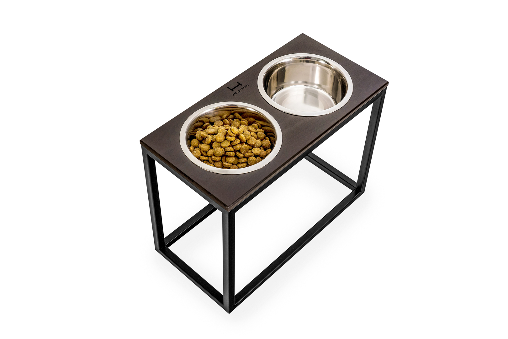 Миски на подставке Dinner Brown wood + Black XL20 (52x26x20cm высота/ Миски 1,8л / Диаметр 20 см) Harley & Cho BGL-HL-736
Миски на подставке Dinner Brown wood + Black XL20 (52x26x20cm высота/ Миски 1,8л / Диаметр 20 см) Harley & Cho BGL-HL-736