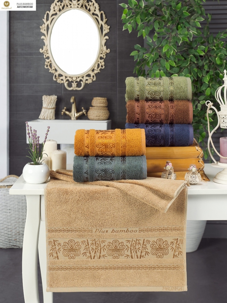 Набор полотенец для лица Philippus Bamboo 50*90 см бамбуковые банные 6 шт. арт.2500_a072_pbamboo_mostar
Набор полотенец для лица Philippus Bamboo 50*90 см бамбуковые банные 6 шт. арт.2500_a072_pbamboo_mostar