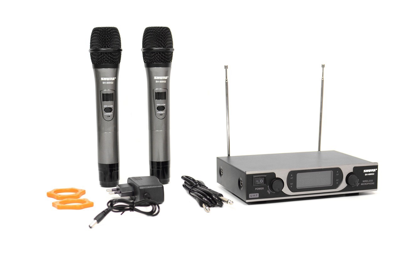 Беспроводная радиосистема Shure SH-600G2 2 микрофона с функцией караоке Черный (GDFGHGF45678765)
Беспроводная радиосистема Shure SH-600G2 2 микрофона с функцией караоке Черный (GDFGHGF45678765)