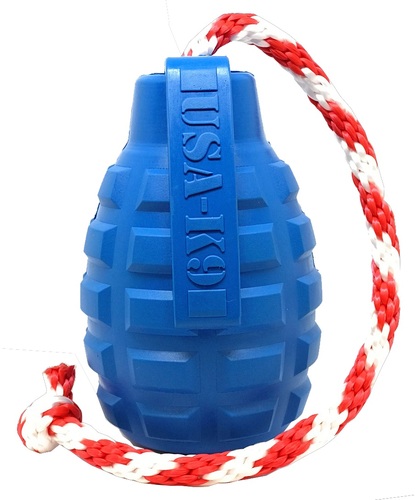 Игрушка для собак USA-K9 GRENADE DURABLE RUBBER CHEW TOY, TREAT DISPENSER, REWARD TOY, TUG TOY, AND RETRIEVING TOY - BLUE L 11.7 x 7.6 см SodaPup BGL-SD-43
Игрушка для собак USA-K9 GRENADE DURABLE RUBBER CHEW TOY, TREAT DISPENSER, REWARD TOY, TUG TOY, AND RETRIEVING TOY - BLUE L 11.7 x 7.6 см SodaPup BGL-SD-43