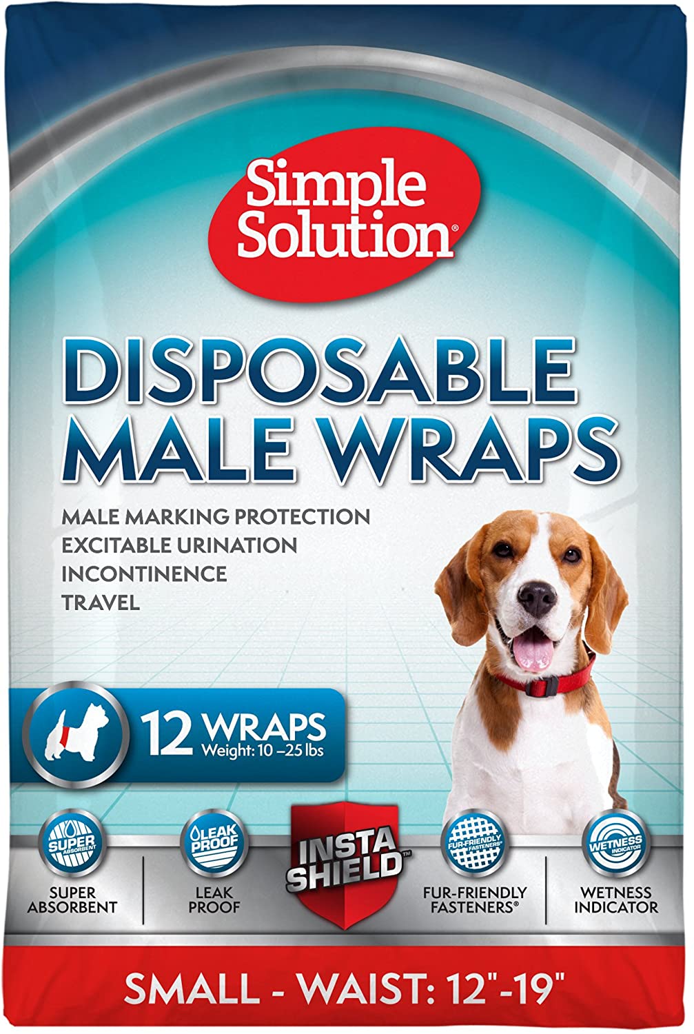 Влагопоглощающий гигиенический поясок для собак Disposable Male Wrap Simple Solution обхват - 31-49 см Simple Solution BGL-SS-52
Влагопоглощающий гигиенический поясок для собак Disposable Male Wrap Simple Solution обхват - 31-49 см Simple Solution BGL-SS-52