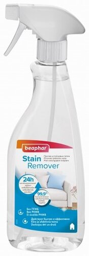 Спрей для уничтожения органических пятен и неприятных запахов Stain Remover 500 мл Beaphar BGL-BF-243
Спрей для уничтожения органических пятен и неприятных запахов Stain Remover 500 мл Beaphar BGL-BF-243