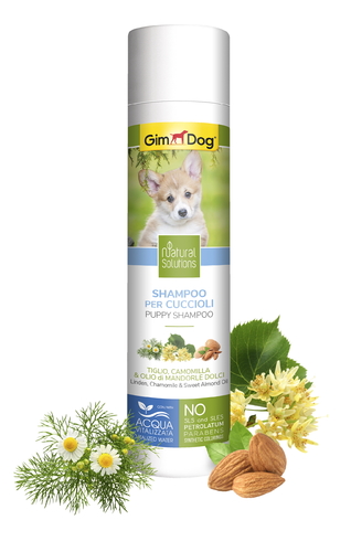 Шампунь для щенков Липа, Ромашка & Масло Сладкого Миндаля Natural Solutions 250 мл GimDog BGL-GP-194
Шампунь для щенков Липа, Ромашка & Масло Сладкого Миндаля Natural Solutions 250 мл GimDog BGL-GP-194
