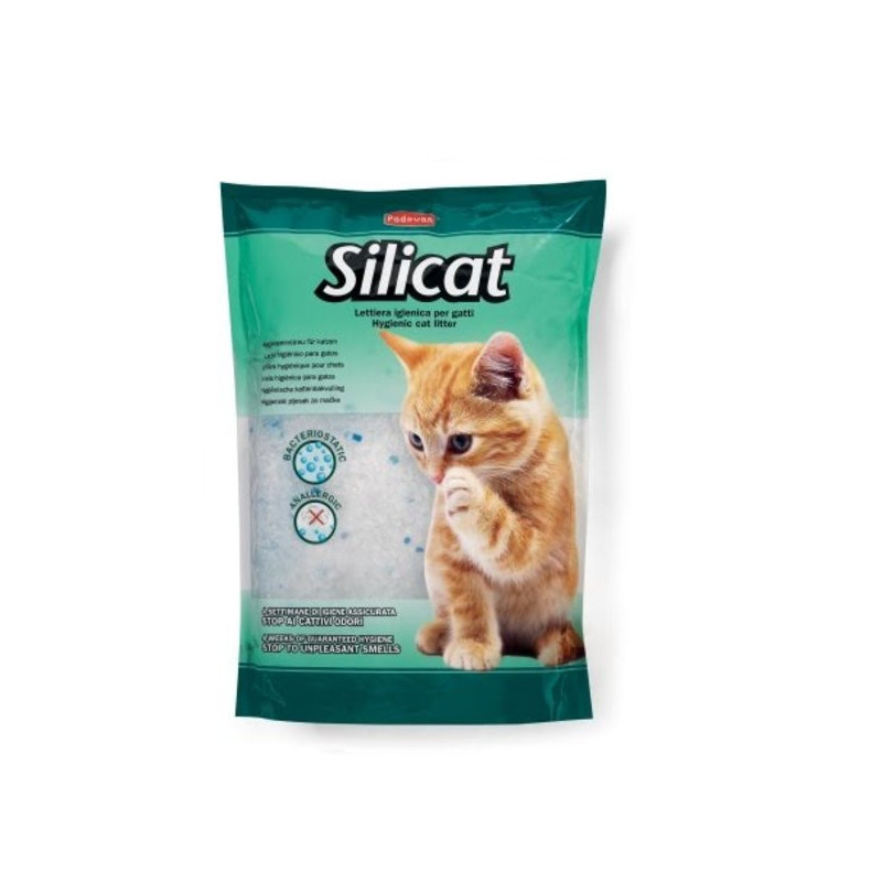 Гигиенический наполнитель для кошачьих туалетов на основе силикагеля SILICAT 2,5 кг 5 л Padovan BGL-PD-51
Гигиенический наполнитель для кошачьих туалетов на основе силикагеля SILICAT 2,5 кг 5 л Padovan BGL-PD-51