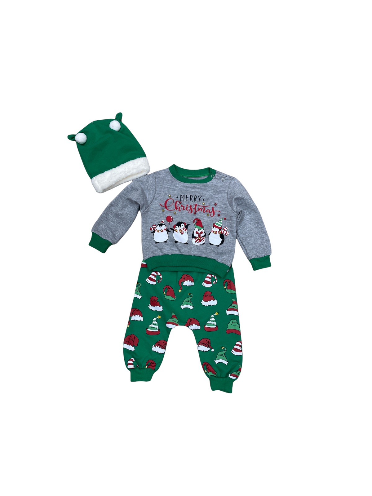 Комплект новогодний (кофта,штанишки,шапочка) Merry Christmas Pabbuc 74см серый 6141
Комплект новогодний (кофта,штанишки,шапочка) Merry Christmas Pabbuc 74см серый 6141