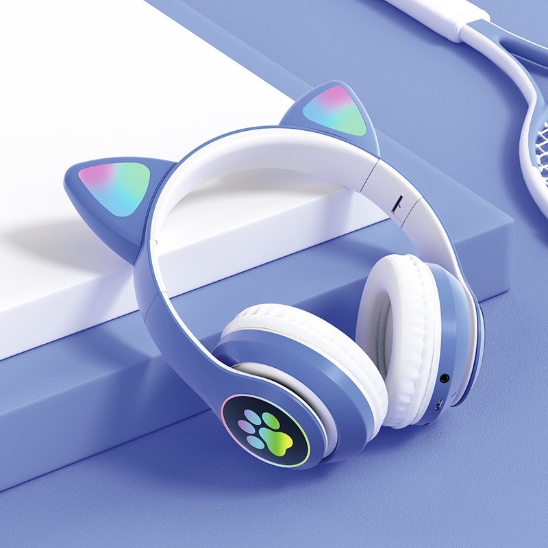 Беспроводные Bluetooth наушники с ушками детские Cat Ear STN-28 со светящимися ушками (Синий)
Беспроводные Bluetooth наушники с ушками детские Cat Ear STN-28 со светящимися ушками (Синий)