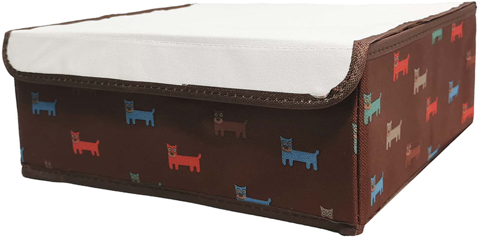 Органайзер для белья Organizers с крышкой на липучке 13 секций 31.5 x 26 x 12 см Коричневый с собачками
Органайзер для белья Organizers с крышкой на липучке 13 секций 31.5 x 26 x 12 см Коричневый с собачками