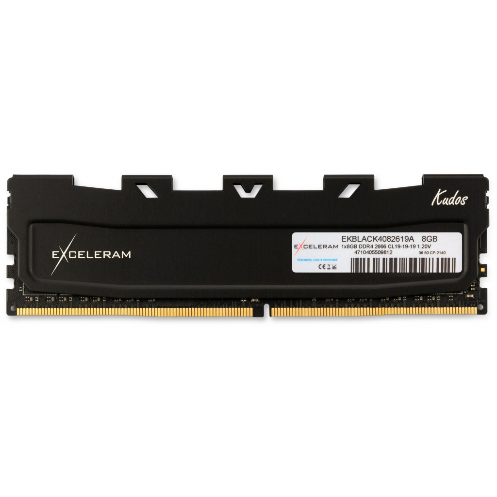 Модуль памяти для компьютера DDR4 8GB 2666 MHz Black Kudos eXceleram (EKBLACK4082619A)
Модуль памяти для компьютера DDR4 8GB 2666 MHz Black Kudos eXceleram (EKBLACK4082619A)
