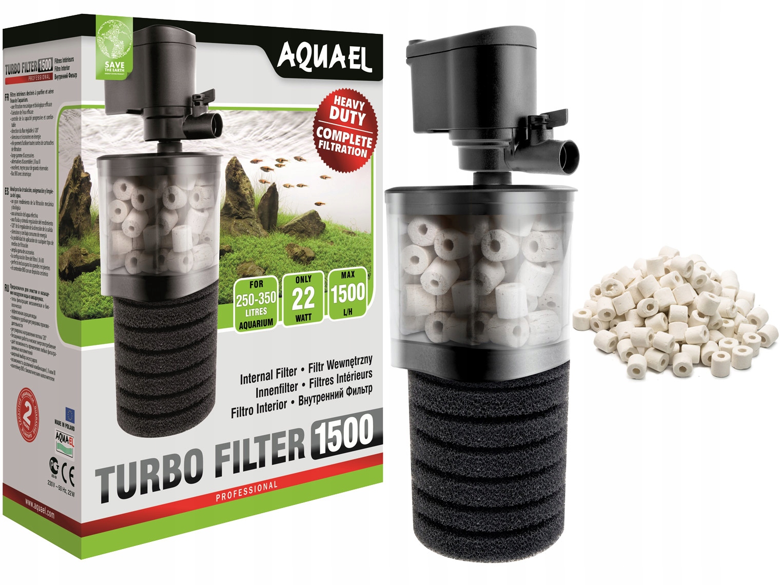 Внутренний фильтр для аквариума Aquael TURBO FILTER 1500 AQUAEL 22 Вт Aquael BGL-AE-113
Внутренний фильтр для аквариума Aquael TURBO FILTER 1500 AQUAEL 22 Вт Aquael BGL-AE-113