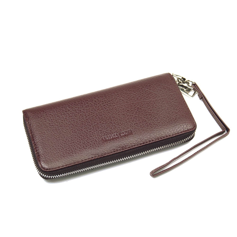 

Женский кожаный кошелек-клатч Marco Coverna (77006-8) коричневый