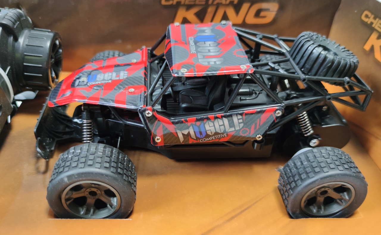 Скоростной багги машинка автомобиль на пульте радиоуправлении ралли Cheetah King красный 21см
Скоростной багги машинка автомобиль на пульте радиоуправлении ралли Cheetah King красный 21см