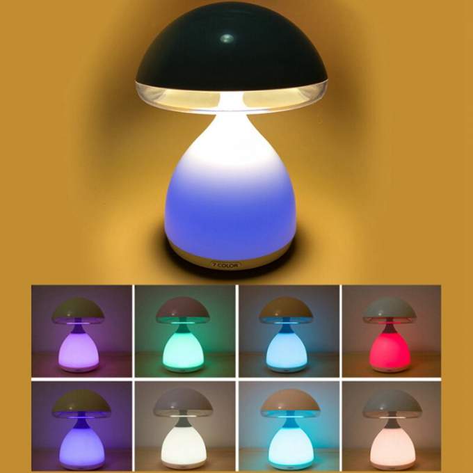 Светодиодный Детский Настольный Ночник Гриб 7 цветов HUIAN HC-868 Usb Led Original 
Светодиодный Детский Настольный Ночник Гриб 7 цветов HUIAN HC-868 Usb Led Original