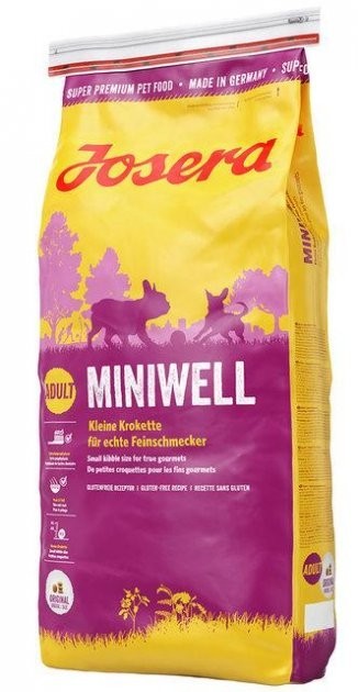 Сухой корм Josera Miniwell для взрослых собак мелких пород 15 кг (4032254740728)
Сухой корм Josera Miniwell для взрослых собак мелких пород 15 кг (4032254740728)