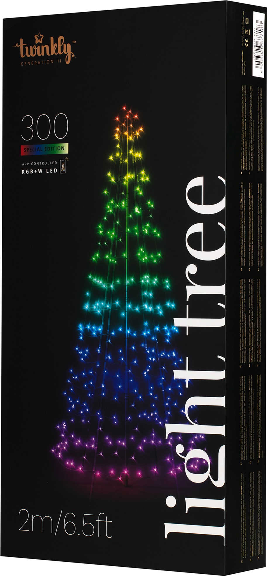 Светодиодная Smart LED Twinkly Light tree RGBW 300, Gen II, IP44, высота 2 м (TWP300SPP-BEU)
Светодиодная Smart LED Twinkly Light tree RGBW 300, Gen II, IP44, высота 2 м (TWP300SPP-BEU)