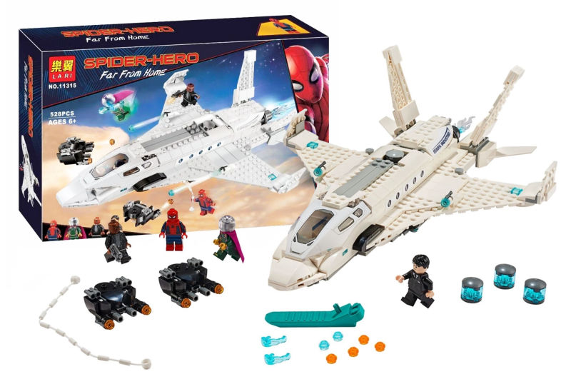 Конструктор SUPER HEROES Реактивный самолет Старка и атака дрона 528дет Enlighten 11315
Конструктор SUPER HEROES Реактивный самолет Старка и атака дрона 528дет Enlighten 11315
