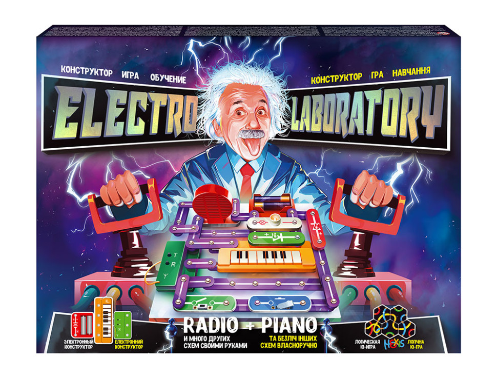 Электронный конструктор "Electro Laboratory" ELab-01-03 (Radio+Piano)