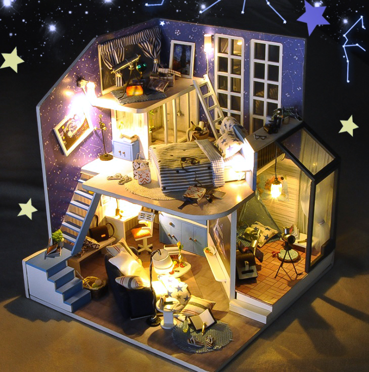 Румбокс 3D-конструктор DIY House миниатюрный сборный дом A House under the Starry sky (30142)
Румбокс 3D-конструктор DIY House миниатюрный сборный дом A House under the Starry sky (30142)