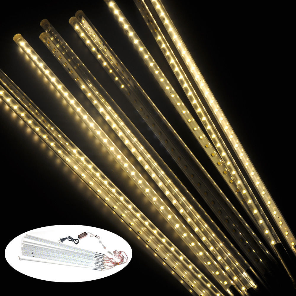Светодиодная гирлянда Тающие сосульки (Метеоритный дождь) на 288 Led электрическая Белая теплая 4,1 м:
Светодиодная гирлянда Тающие сосульки (Метеоритный дождь) на 288 Led электрическая Белая теплая 4,1 м:
