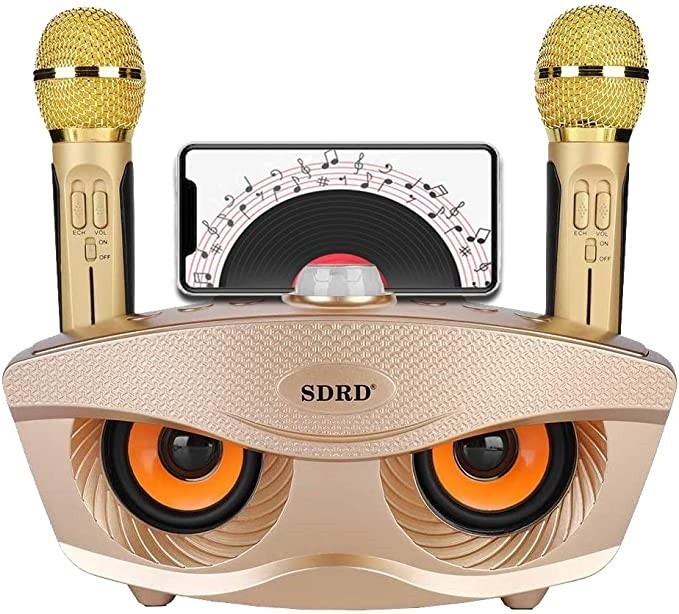 Караоке система SDRD SD-306 PRO БЕСПРОВОДНАЯ с колонкой и двумя микрофонами Золотая
Караоке система SDRD SD-306 PRO БЕСПРОВОДНАЯ с колонкой и двумя микрофонами Золотая