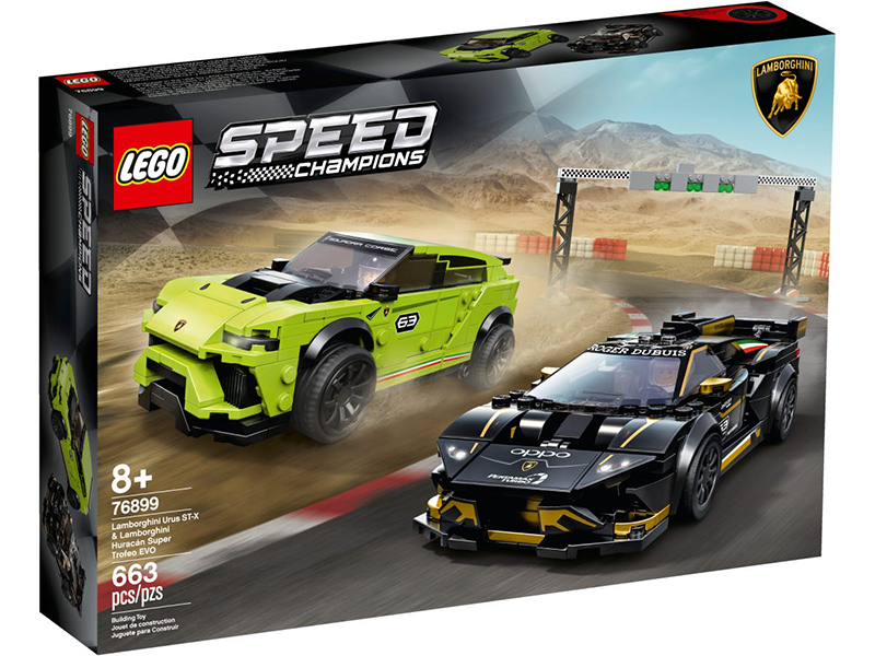 Конструктор Lego Speed Champions Lamborghini Urus ST-X & Lamborghini Huracan Super Trofeo EVO (76899)
Конструктор Lego Speed Champions Lamborghini Urus ST-X & Lamborghini Huracan Super Trofeo EVO (76899)