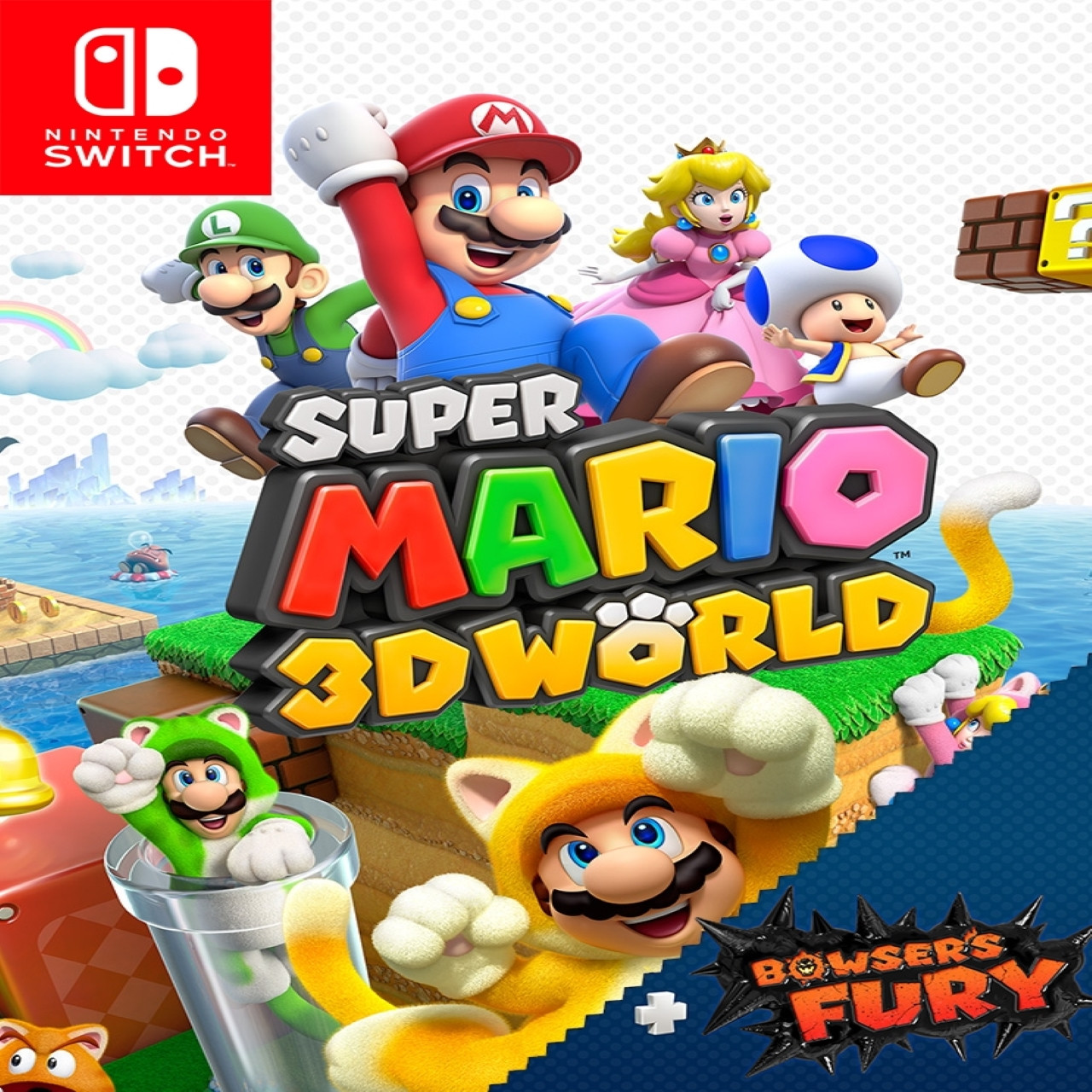 Super Mario 3D World + Bowser’s Fury (английская версия) Nintendo Switch
Super Mario 3D World + Bowser’s Fury (английская версия) Nintendo Switch