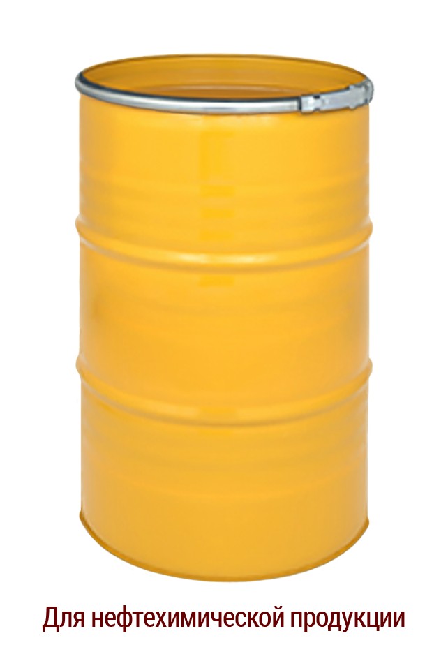 Бочка металлическая промышленная для нефтехимической продукции BіPOL 1А2 ISO без внутреннего покрытия 210л жёлтая 1,0х0,9х1,0 UN 1A2/X418/S
Бочка металлическая промышленная для нефтехимической продукции BіPOL 1А2 ISO без внутреннего покрытия 210л жёлтая 1,0х0,9х1,0 UN 1A2/X418/S