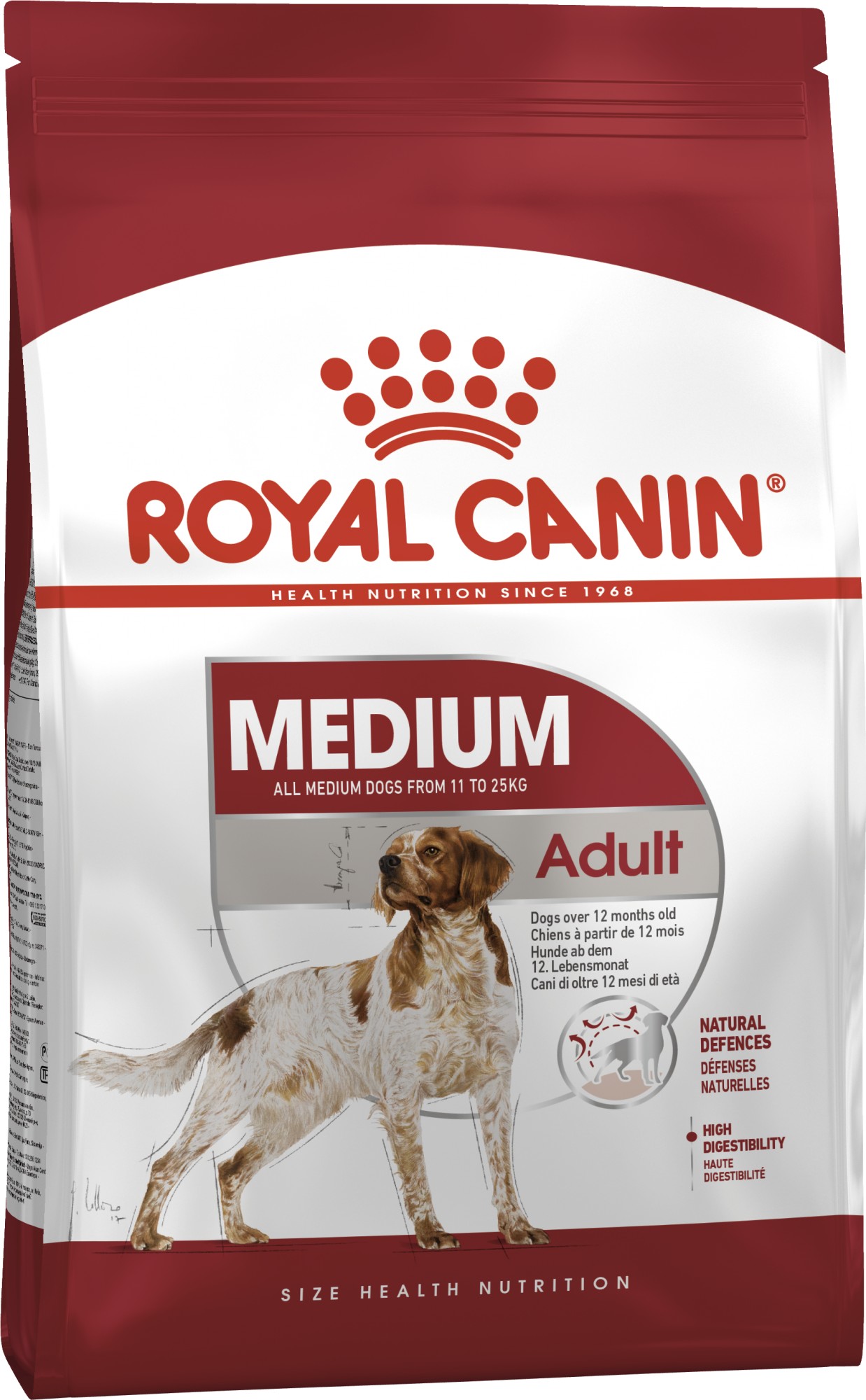 Сухой корм для собак Royal Canin Medium Adult 15 кг взрослым собакам средних пород в возрасте от 12 месяцев
Сухой корм для собак Royal Canin Medium Adult 15 кг взрослым собакам средних пород в возрасте от 12 месяцев