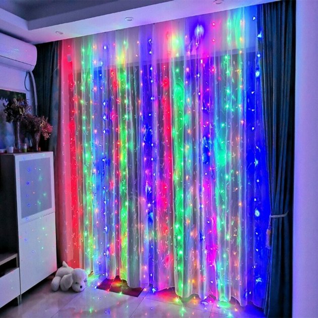 Новогодняя светодиодная гирлянда Водопад 2х2м 160 LED штора тон света разноцветная мультицветная
Новогодняя светодиодная гирлянда Водопад 2х2м 160 LED штора тон света разноцветная мультицветная