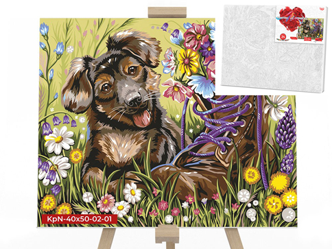 Креативная творчество "PAINTING BY NUMBERS" 40х50см "Собачья" KpNe-40х50-02-01 Danko Toys
Креативная творчество "PAINTING BY NUMBERS" 40х50см "Собачья" KpNe-40х50-02-01 Danko Toys