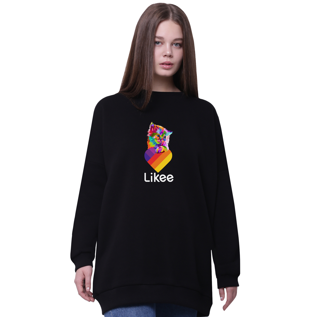 Свитшот для девочек удлиненный Лайк Кот (Likee Cat) Черный (35963-1470-8) 176 см
Свитшот для девочек удлиненный Лайк Кот (Likee Cat) Черный (35963-1470-8) 176 см