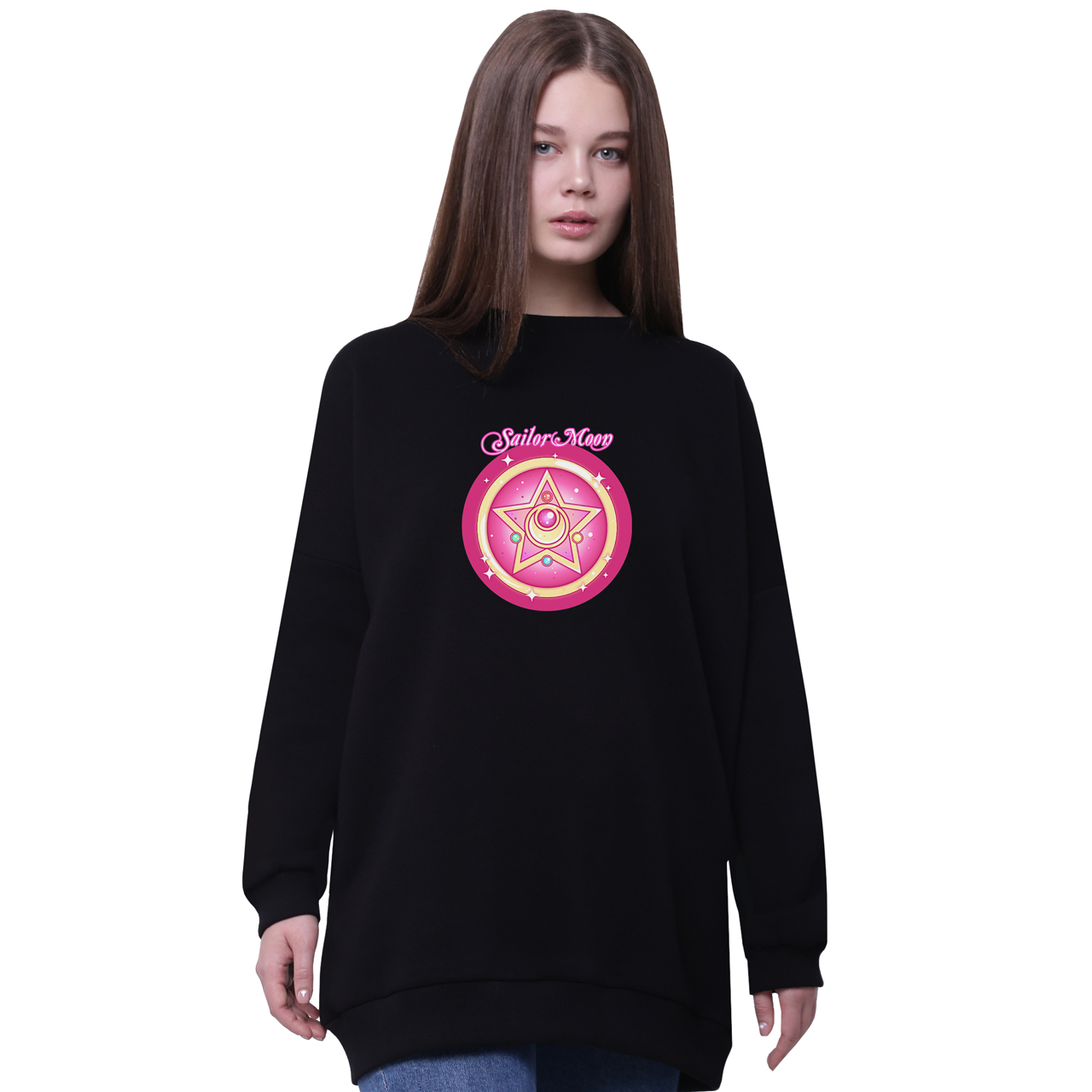 Свитшот для девочек удлиненный Сейлор Мун (Sailor Moon) Черный (35963-2918-5) 158 см
Свитшот для девочек удлиненный Сейлор Мун (Sailor Moon) Черный (35963-2918-5) 158 см
