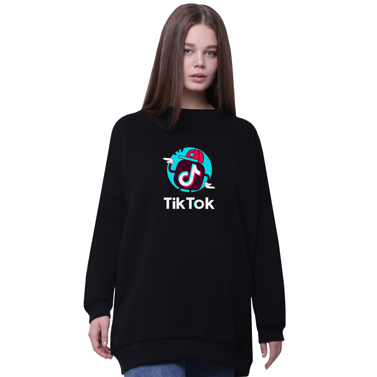 Свитшот для девочек удлиненный ТикТок (TikTok) Черный (35963-1712-8) 176 см
Свитшот для девочек удлиненный ТикТок (TikTok) Черный (35963-1712-8) 176 см