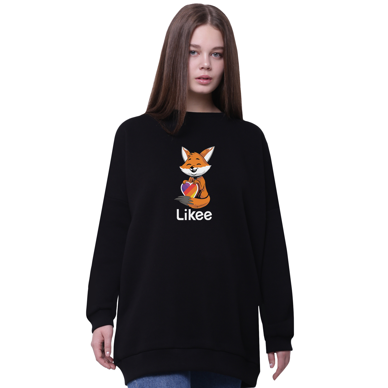 Свитшот для девочек удлиненный Лайк Лисичка (Likee) Черный (35963-1033-4) 152 см
Свитшот для девочек удлиненный Лайк Лисичка (Likee) Черный (35963-1033-4) 152 см