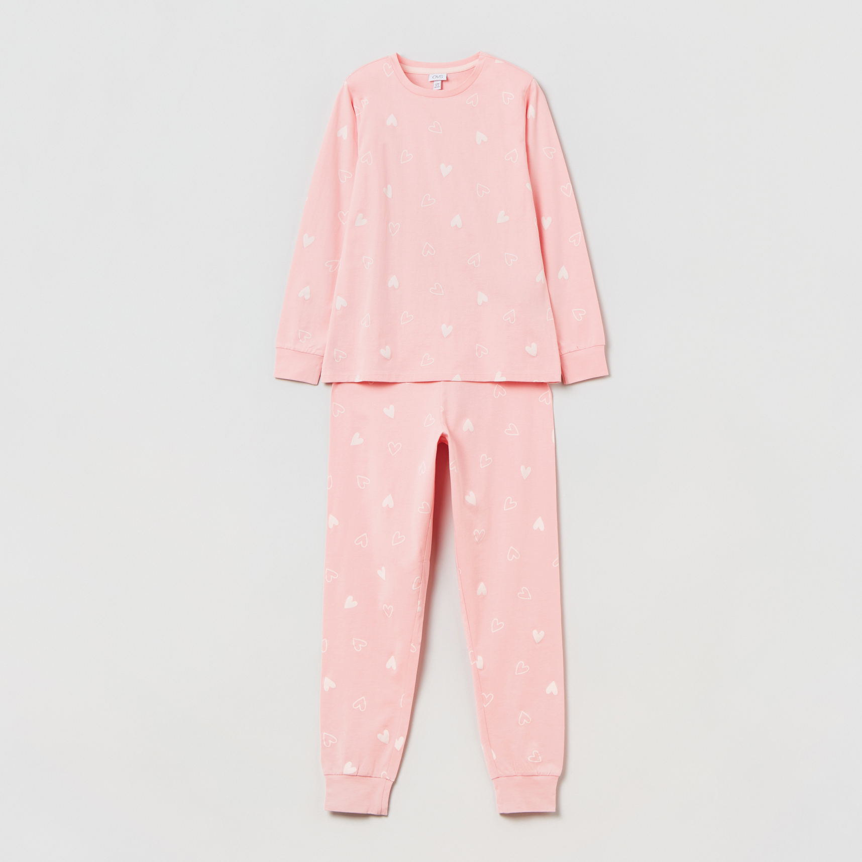 Пижама (футболка с длинными рукавами + штаны) OVS 1336227 164-170 см Pink (8052964130424)
Пижама (футболка с длинными рукавами + штаны) OVS 1336227 164-170 см Pink (8052964130424)