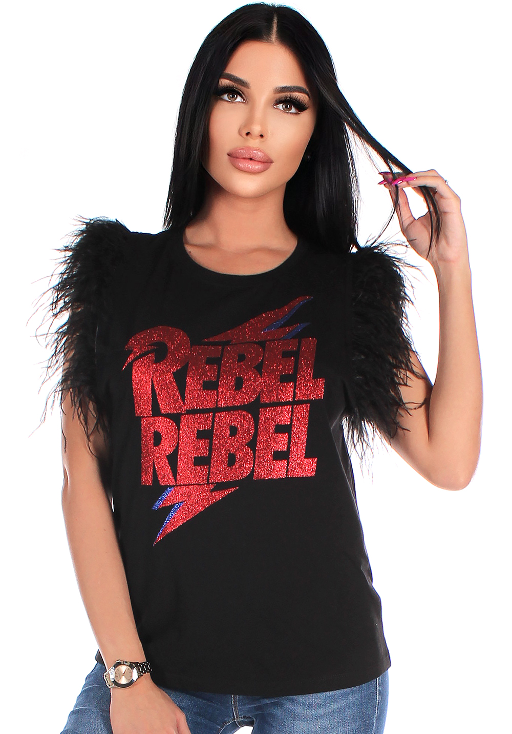 Футболка жіноча Krutyakov REBEL чорний 2197315, Футболка жіноча Krutyakov REBEL M чорний 2197315
Футболка жіноча Krutyakov REBEL чорний 2197315, Футболка жіноча Krutyakov REBEL M чорний 2197315