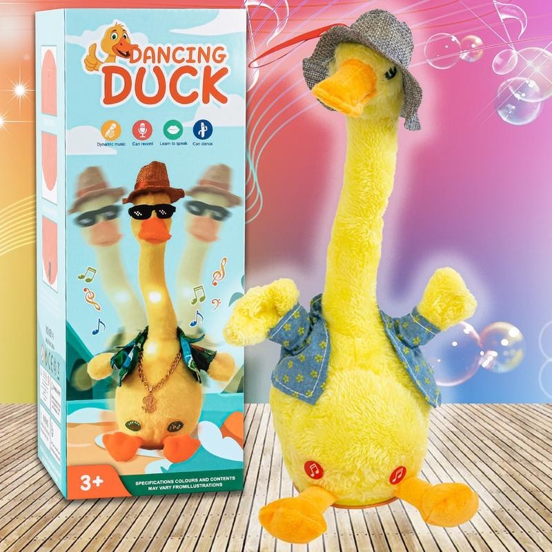 Интерактивная развивающая игрушка танцующая Утка Talking duck 120 песен танцует, поет, светится и повторяет слова 32х16см AVEO55734992
Интерактивная развивающая игрушка танцующая Утка Talking duck 120 песен танцует, поет, светится и повторяет слова 32х16см AVEO55734992