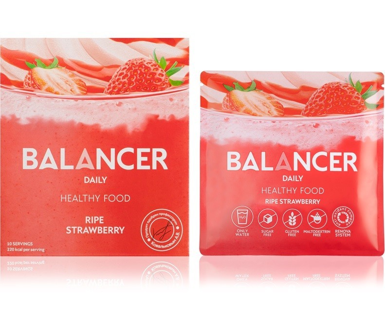 Протеиновый коктейль GreenWay BALANCER со вкусом «Спелая клубника», 10 шт. (01212)
Протеиновый коктейль GreenWay BALANCER со вкусом «Спелая клубника», 10 шт. (01212)