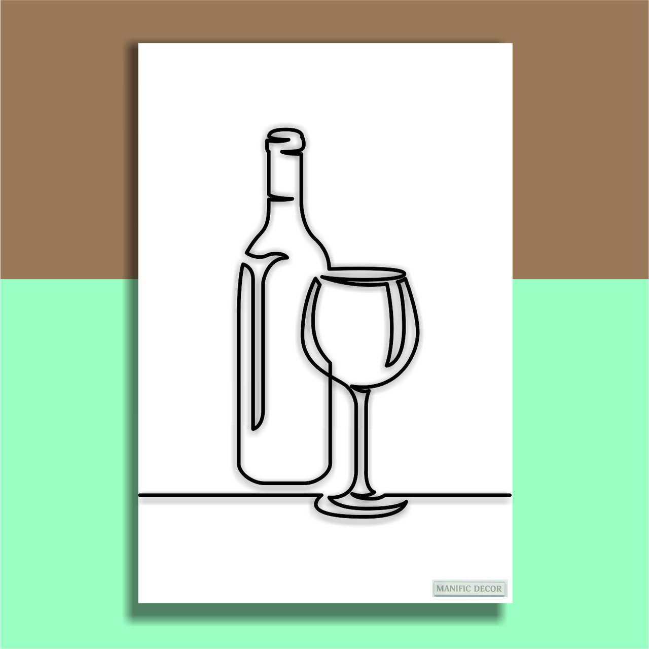 Картина интерьерная абстрактная настенная арт панно на холсте Manific Decor Wineglass / Для вина бокалы 60*80 см
Картина интерьерная абстрактная настенная арт панно на холсте Manific Decor Wineglass / Для вина бокалы 60*80 см