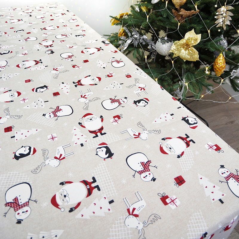Новогодняя скатерть Time Textile Renne Бежевый, Красный, Черный TT173588 140x240
Новогодняя скатерть Time Textile Renne Бежевый, Красный, Черный TT173588 140x240