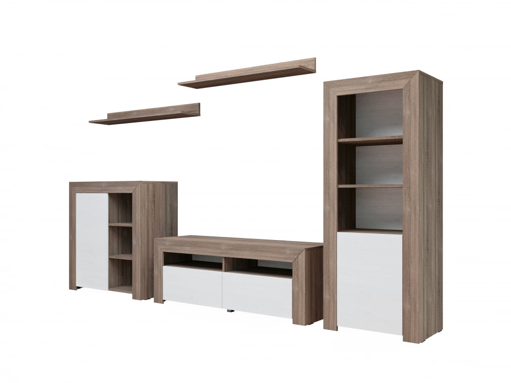 Практичная стенка с местом для гостиной TV Muskat Helvetia Wieruszów 304x41 (10 - Muskat) 101773
Практичная стенка с местом для гостиной TV Muskat Helvetia Wieruszów 304x41 (10 - Muskat) 101773
