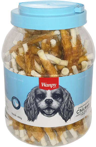 Лакомство для собак Wanpy Chicken Jerky Rawhide Twists Палочка с вяленой курицей 800 г
Лакомство для собак Wanpy Chicken Jerky Rawhide Twists Палочка с вяленой курицей 800 г