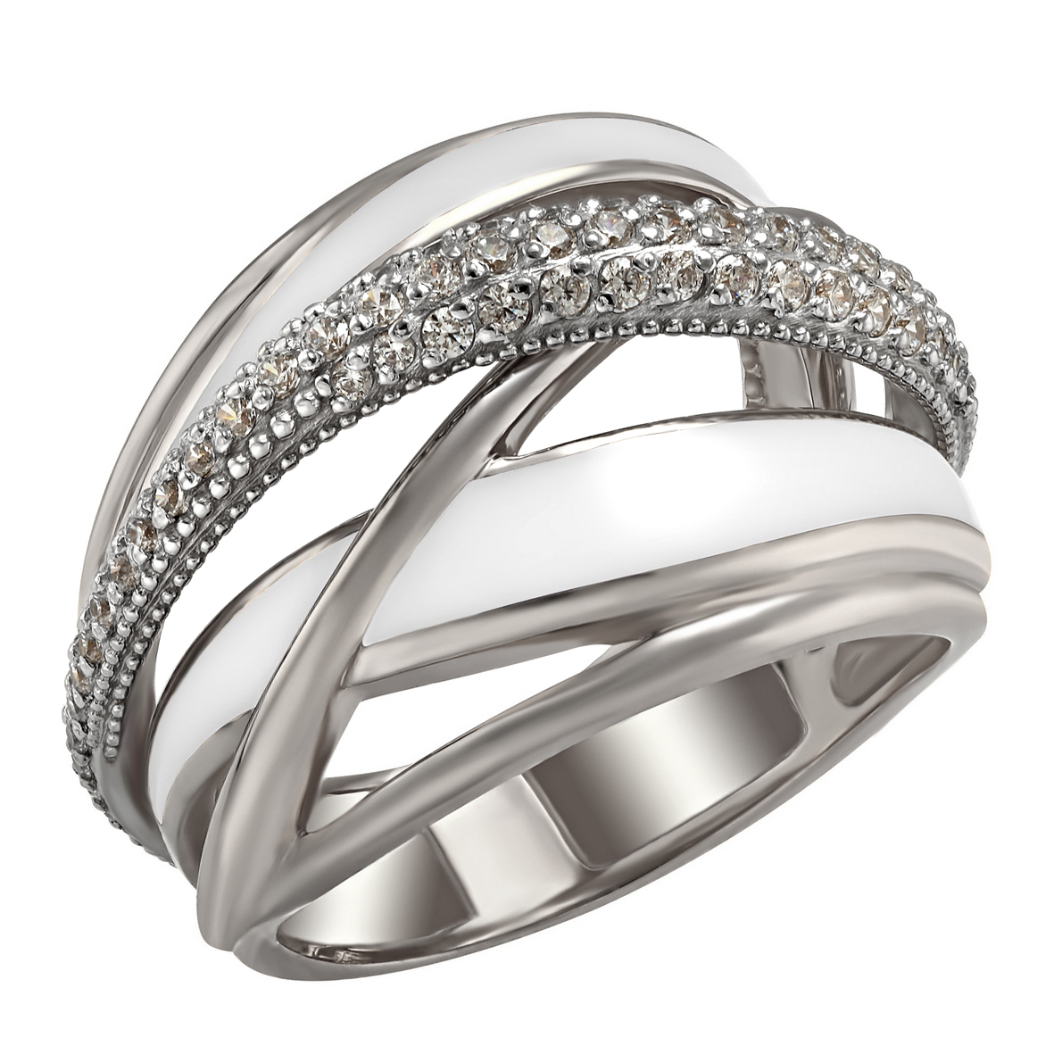 Серебряное кольцо с фианитами и эмалью Tango Jewellery Company 330129А размер 18
Серебряное кольцо с фианитами и эмалью Tango Jewellery Company 330129А размер 18
