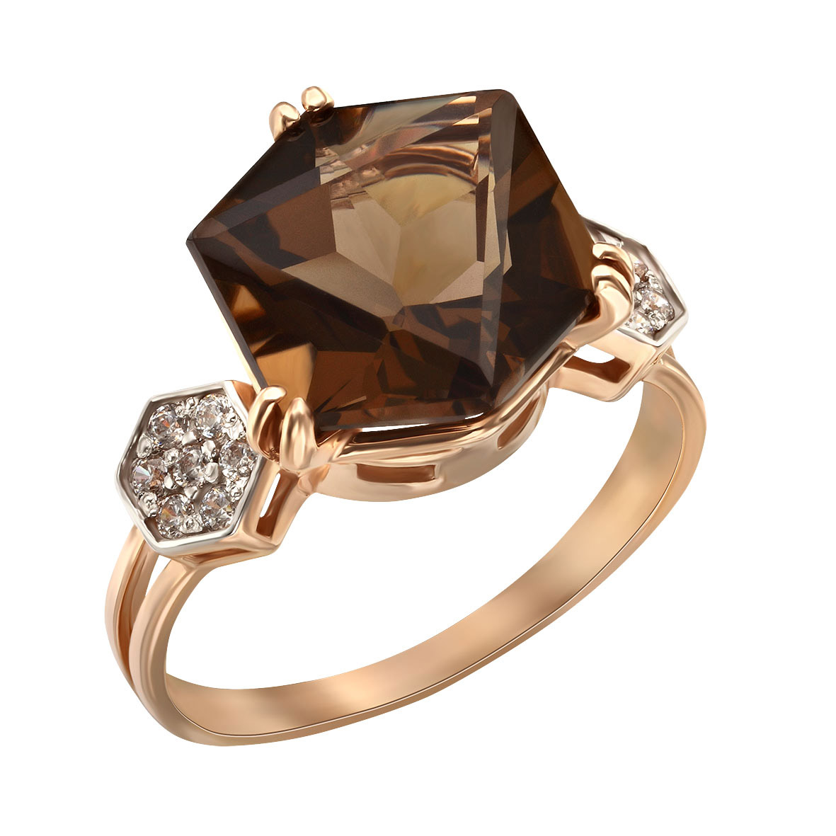Золотое кольцо с кварцем и фианитами Tango Jewellery Company 368679 размер 16.5
Золотое кольцо с кварцем и фианитами Tango Jewellery Company 368679 размер 16.5