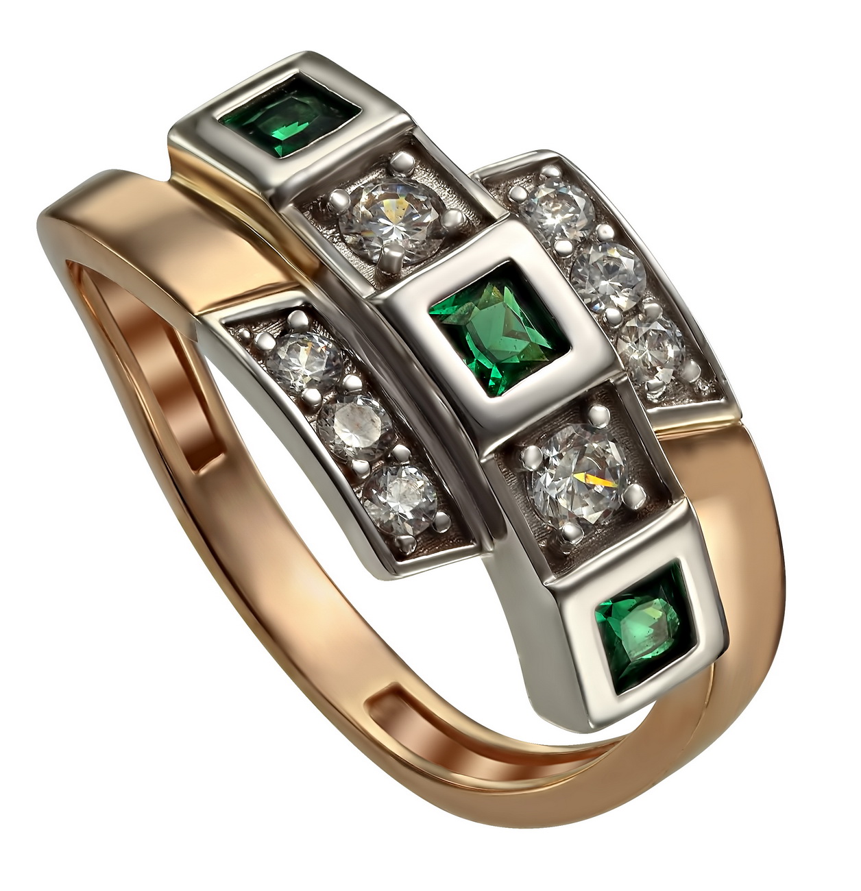 Золотое кольцо с изумрудами и фианитами Tango Jewellery Company 377747 размер 17
Золотое кольцо с изумрудами и фианитами Tango Jewellery Company 377747 размер 17